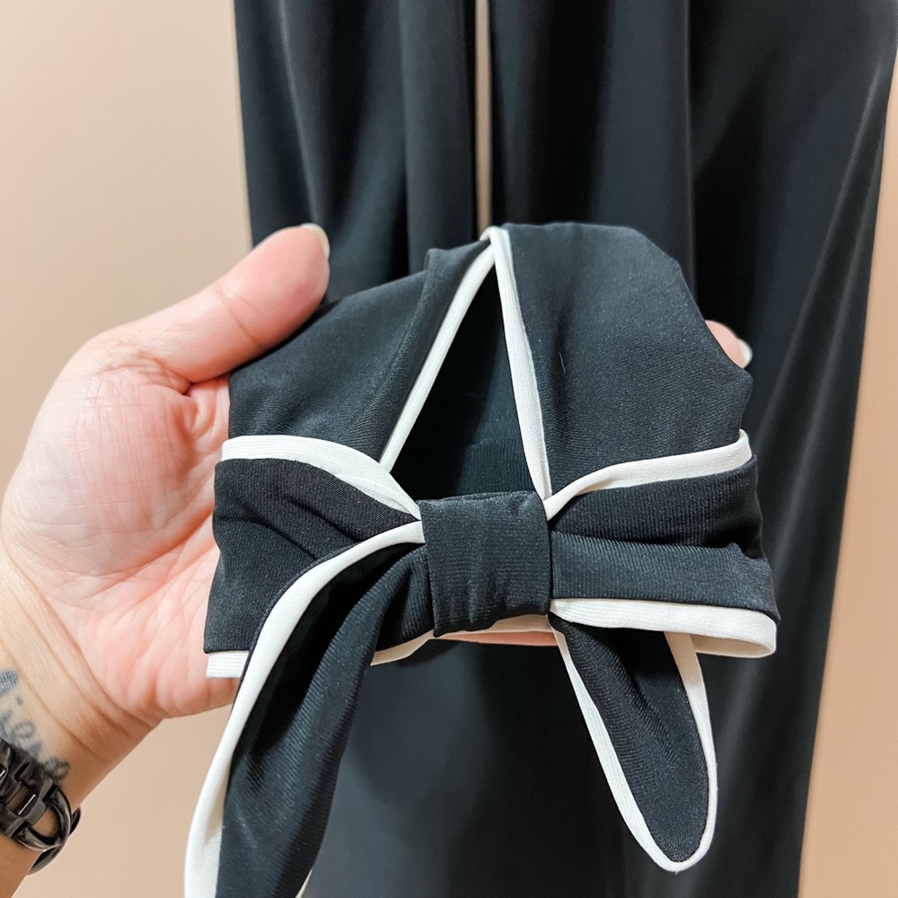 Matte Jersey Tie Sleeve Blouse- WHBM